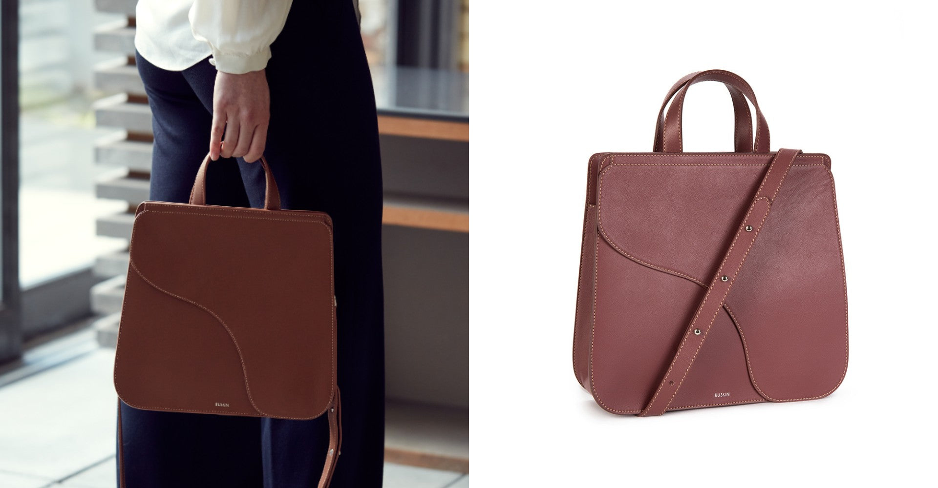 The Camille Tote in Heather