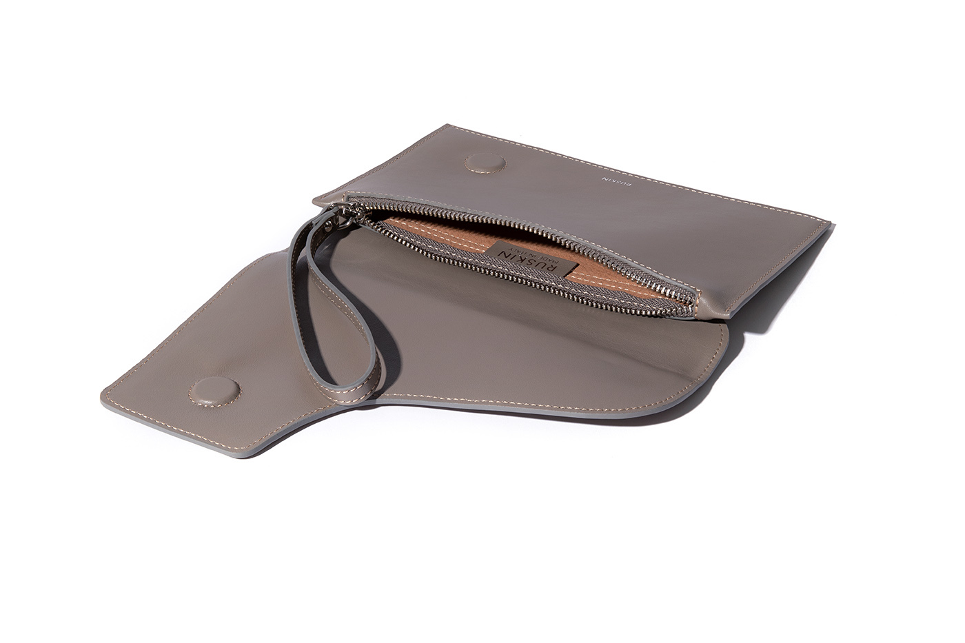 The Camille Clutch in Mud