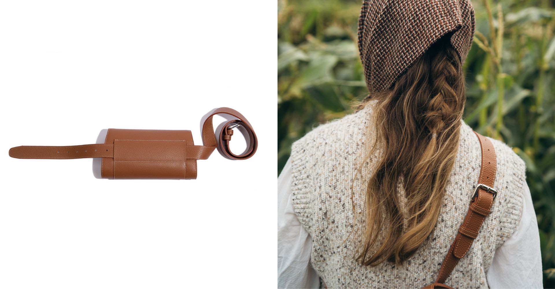 Clutch Con Cinta Bracken (Pebbled)