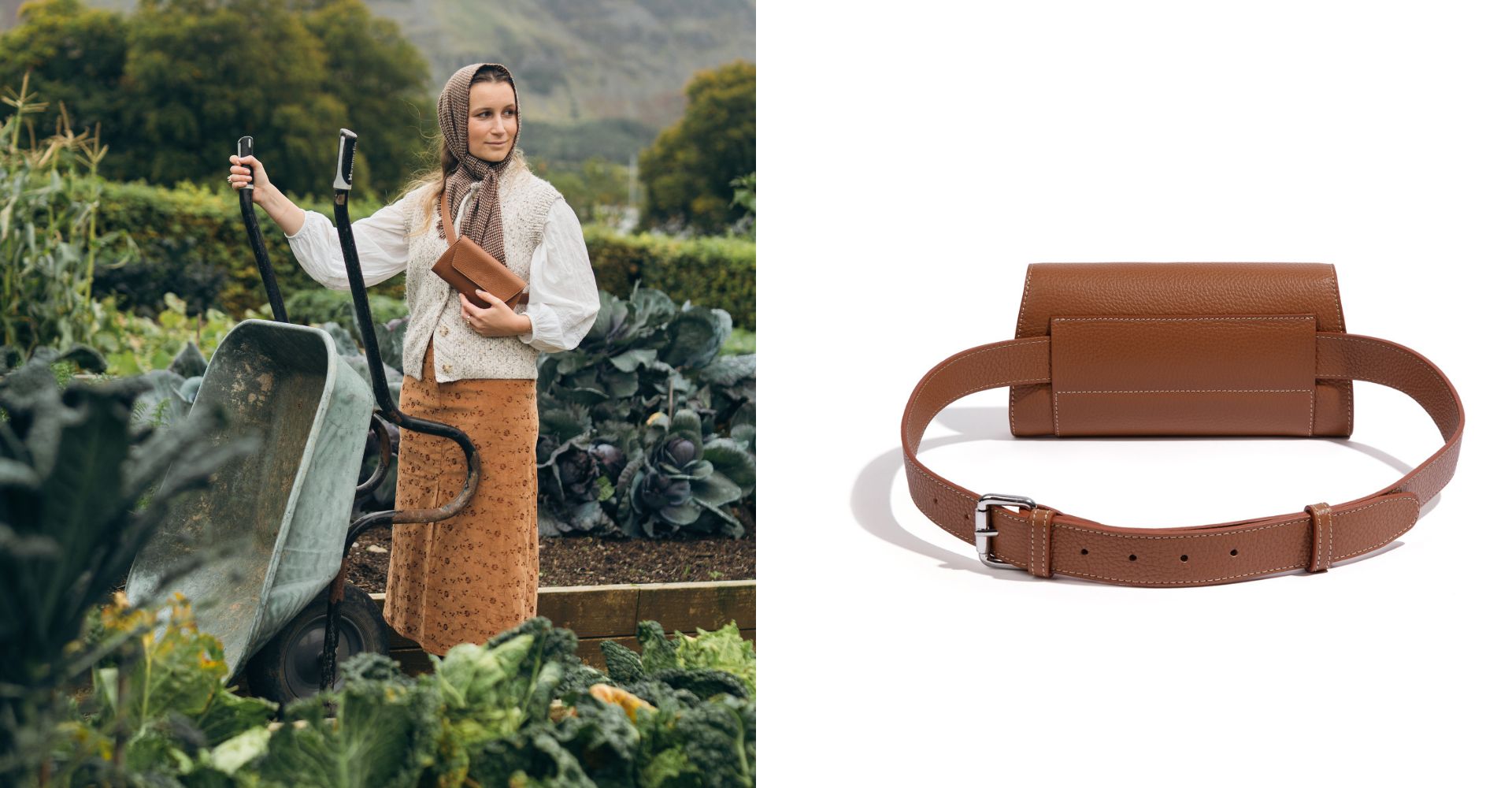 Clutch Con Cinta Bracken (Pebbled)