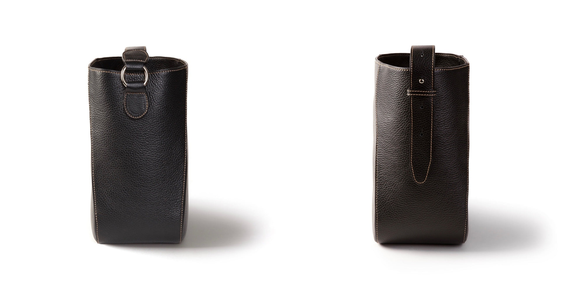 The Bennet Bucket in Black & Suede