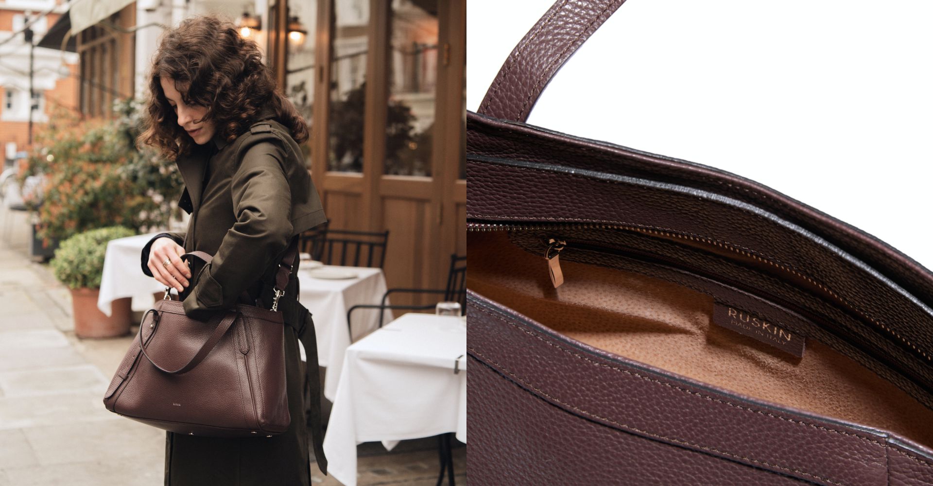 Artisan Tote in Smoky Fig