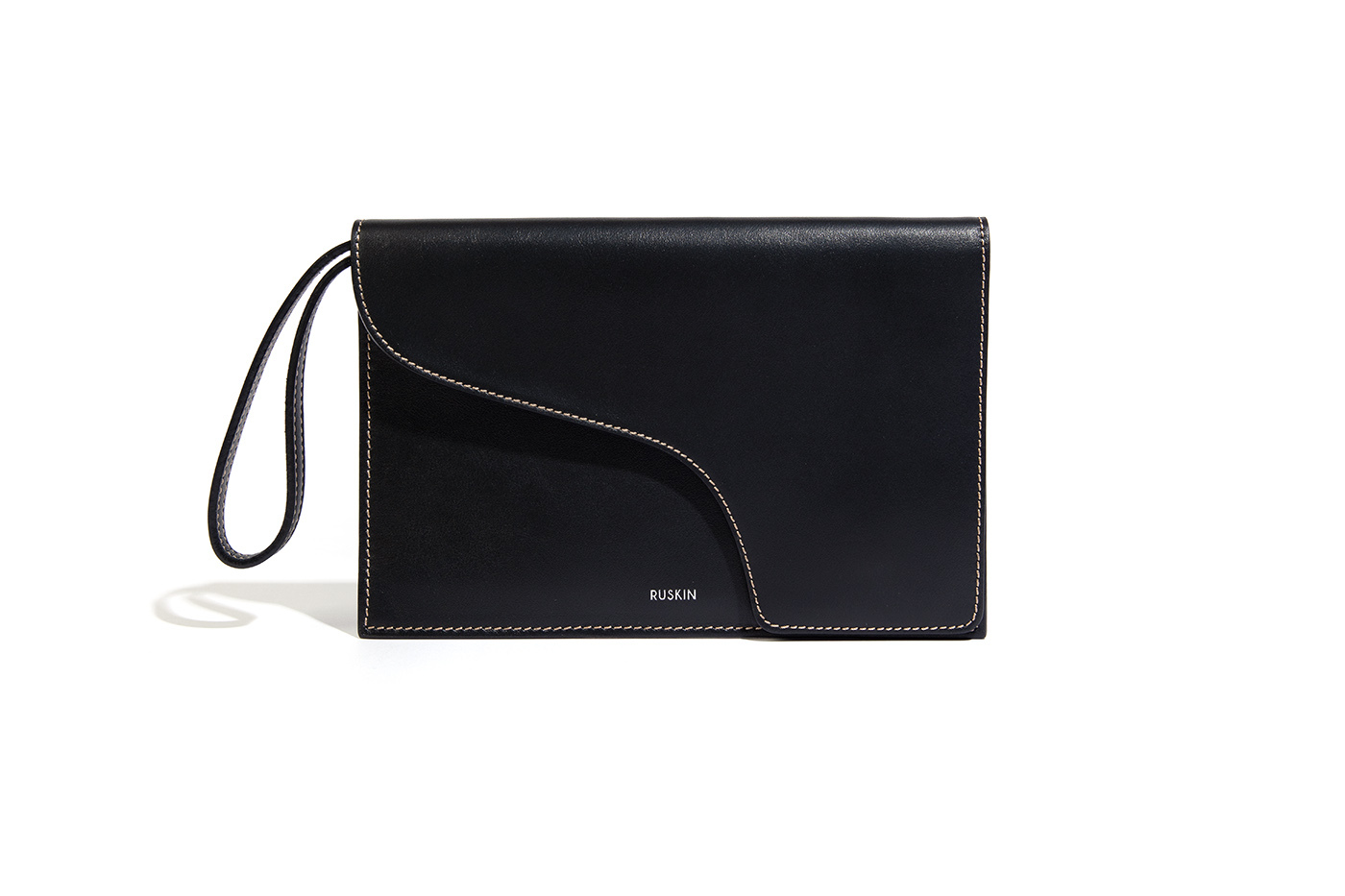 The Camille Clutch in Black