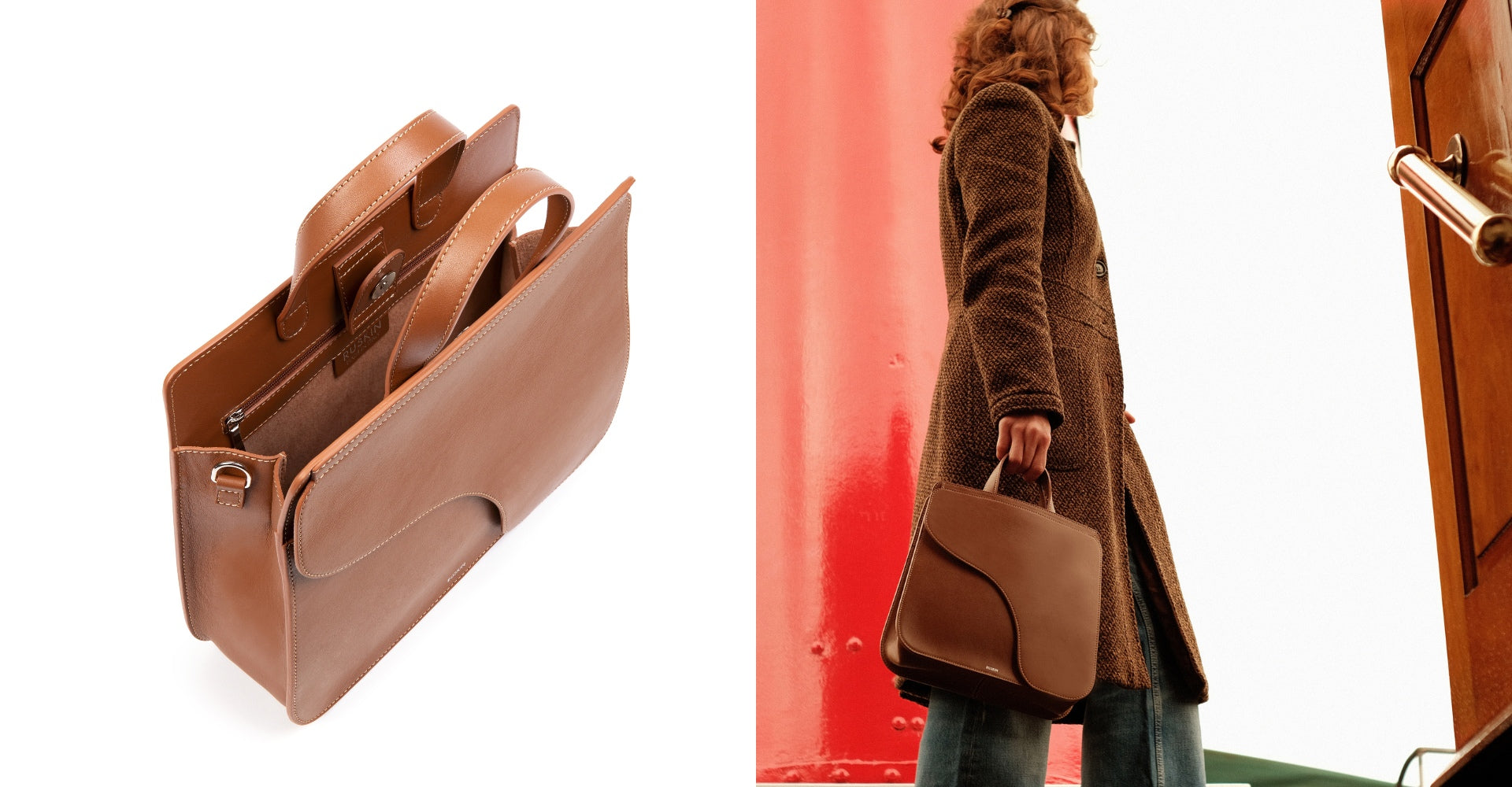 The Camille Tote in Bracken