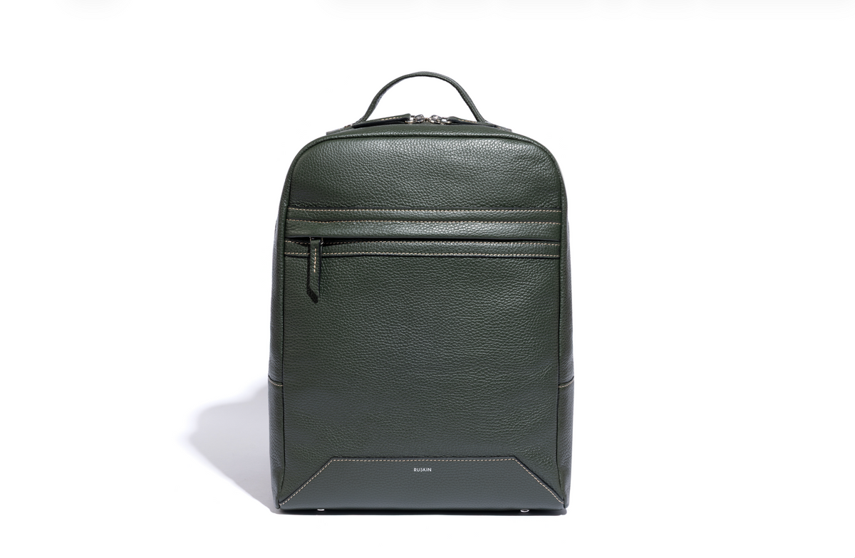The Kepler in Birch Green Leather