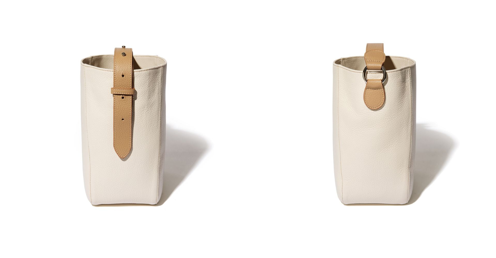 The Bennet Bucket in Cream & Biscotto