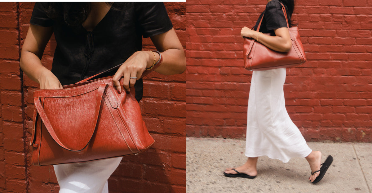 Artisan Tote in russet