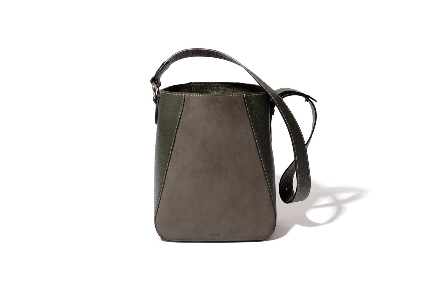 The Bennet Bucket in Birch & Suede