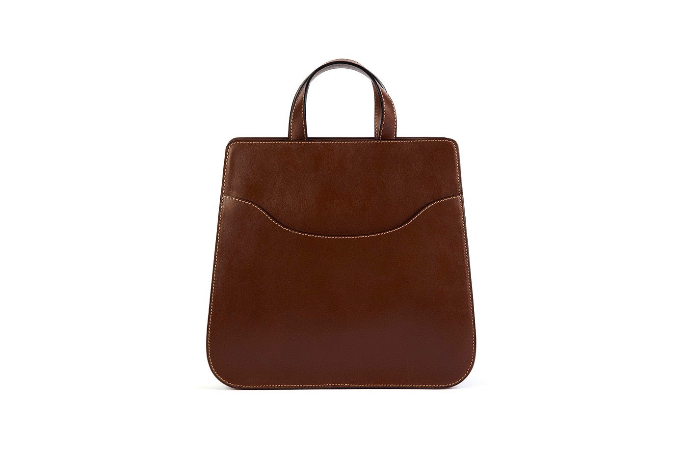 The Camille Tote in Mahogany