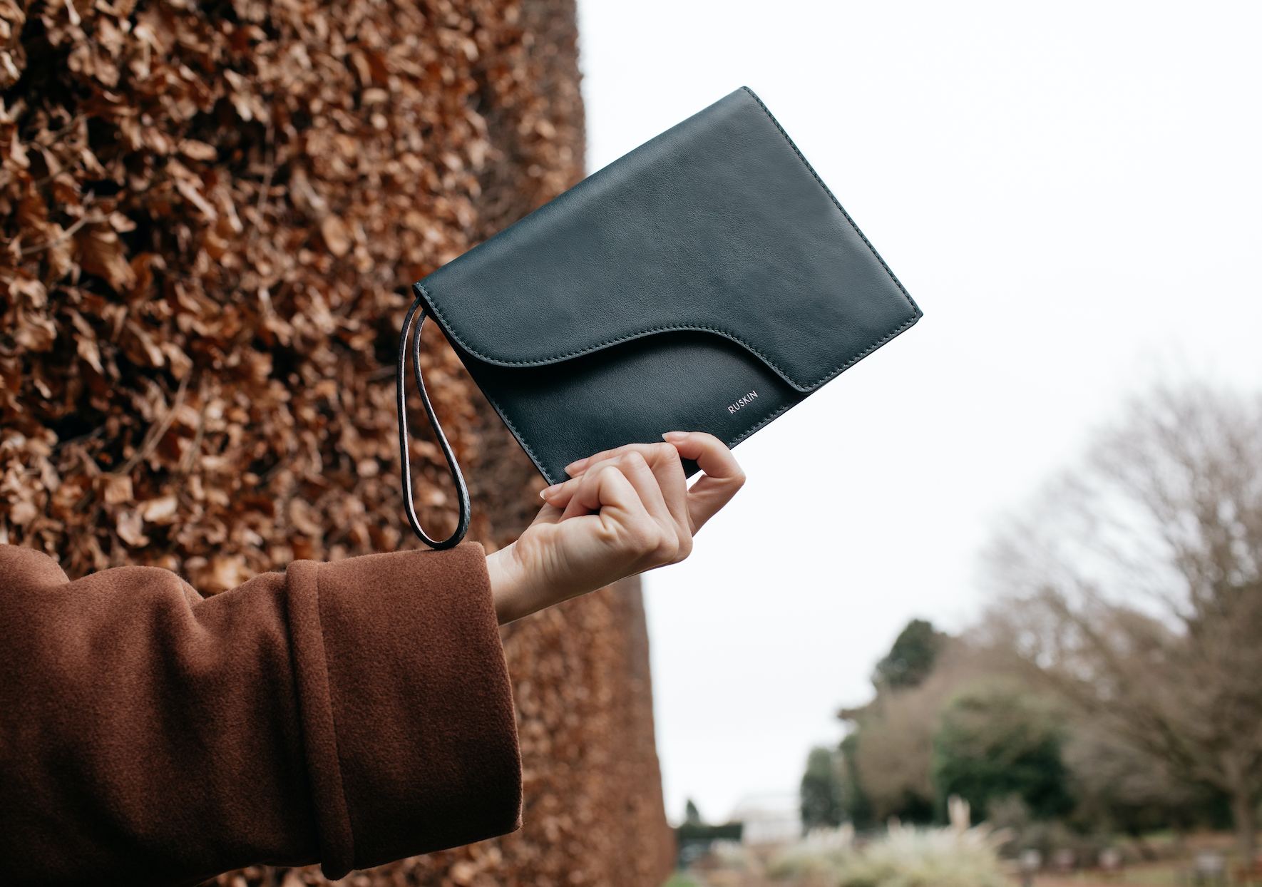 The Camille Clutch in Black