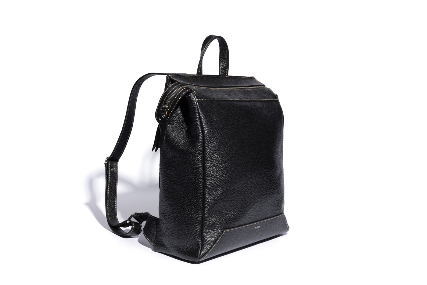 Hopper in Black Leather