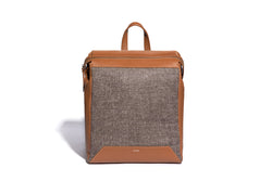 The Hopper in Bracken Leather & Tweed