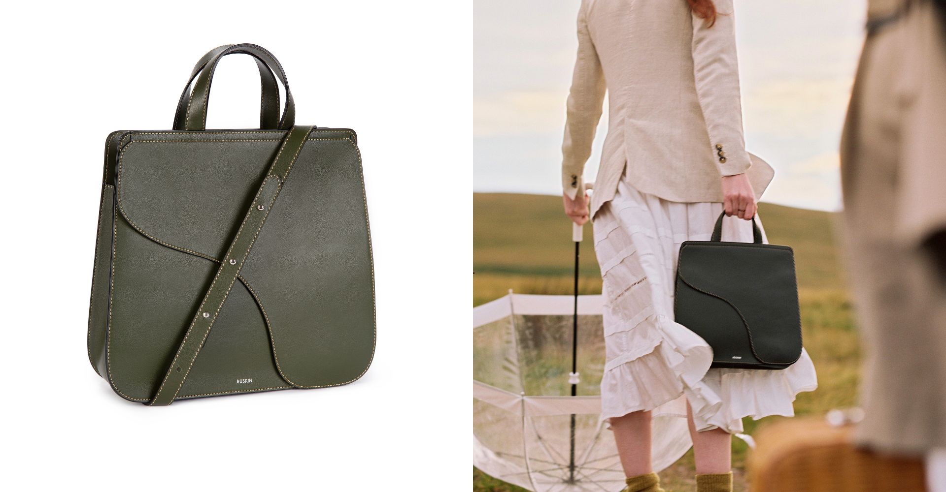 The Camille Tote in Birch