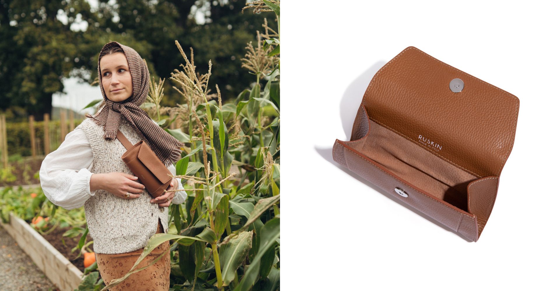 Clutch Con Cinta Bracken (Pebbled)