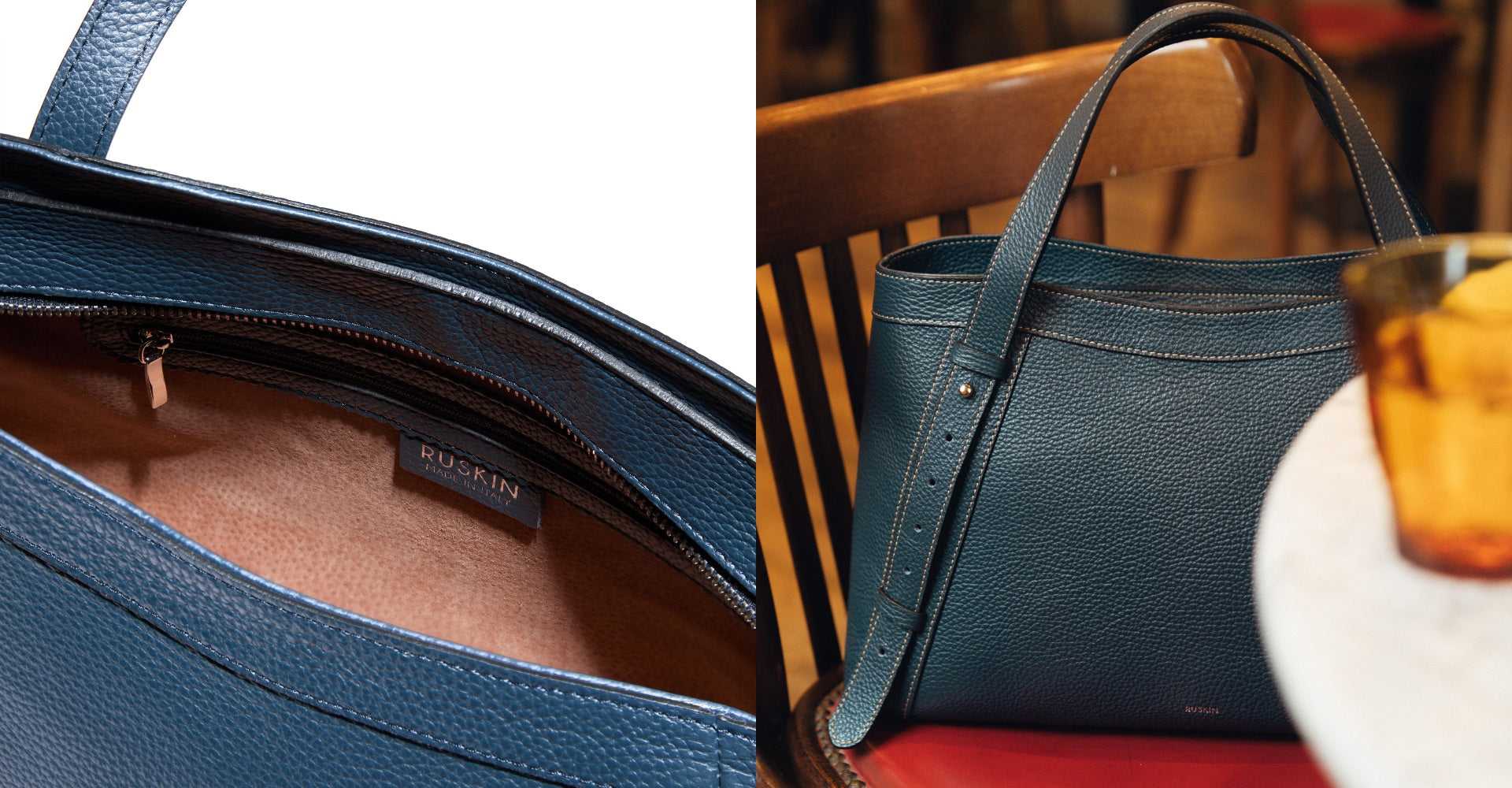 Artisan Tote in Aqua