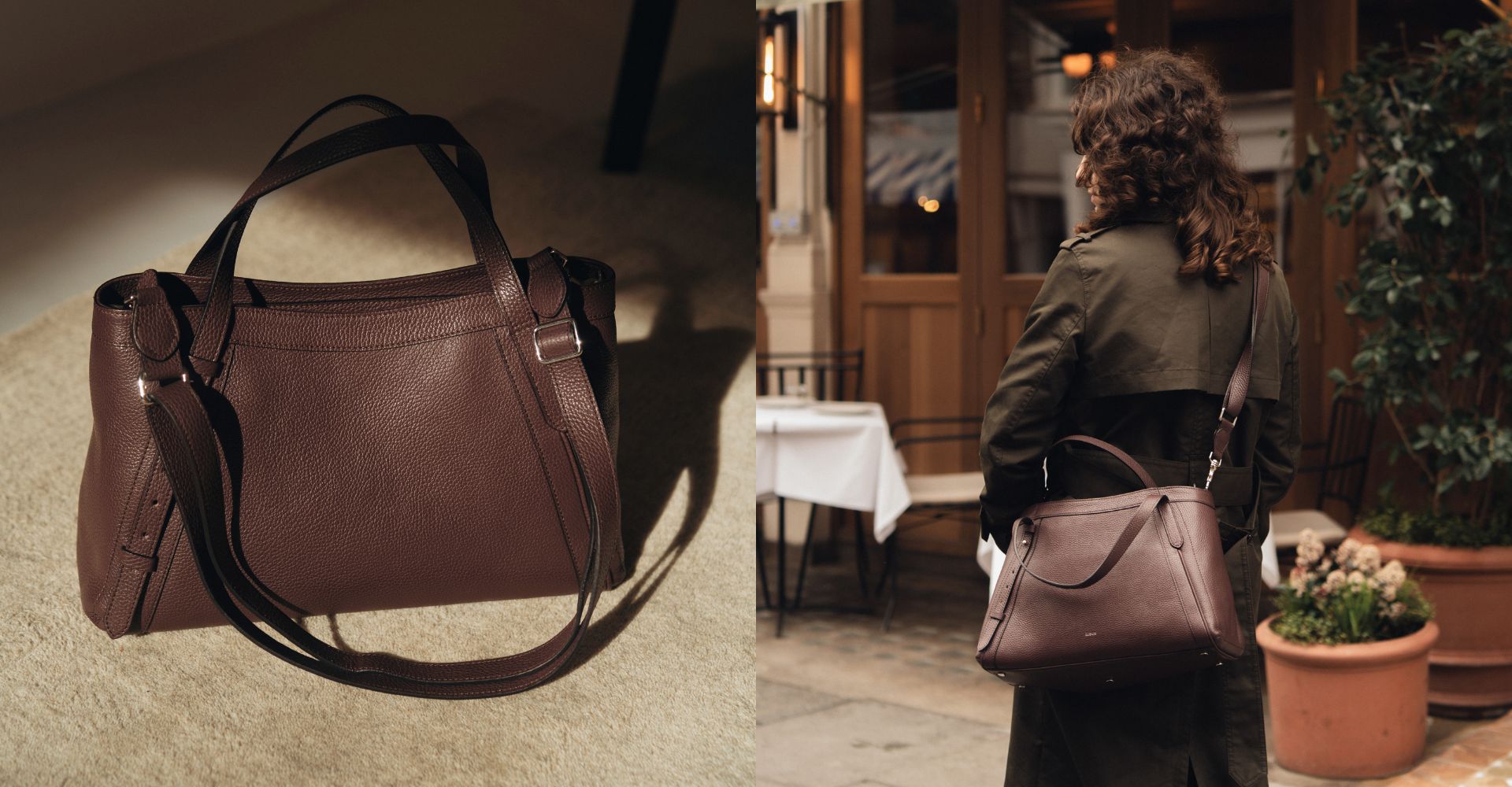 Artisan Tote in Smoky Fig