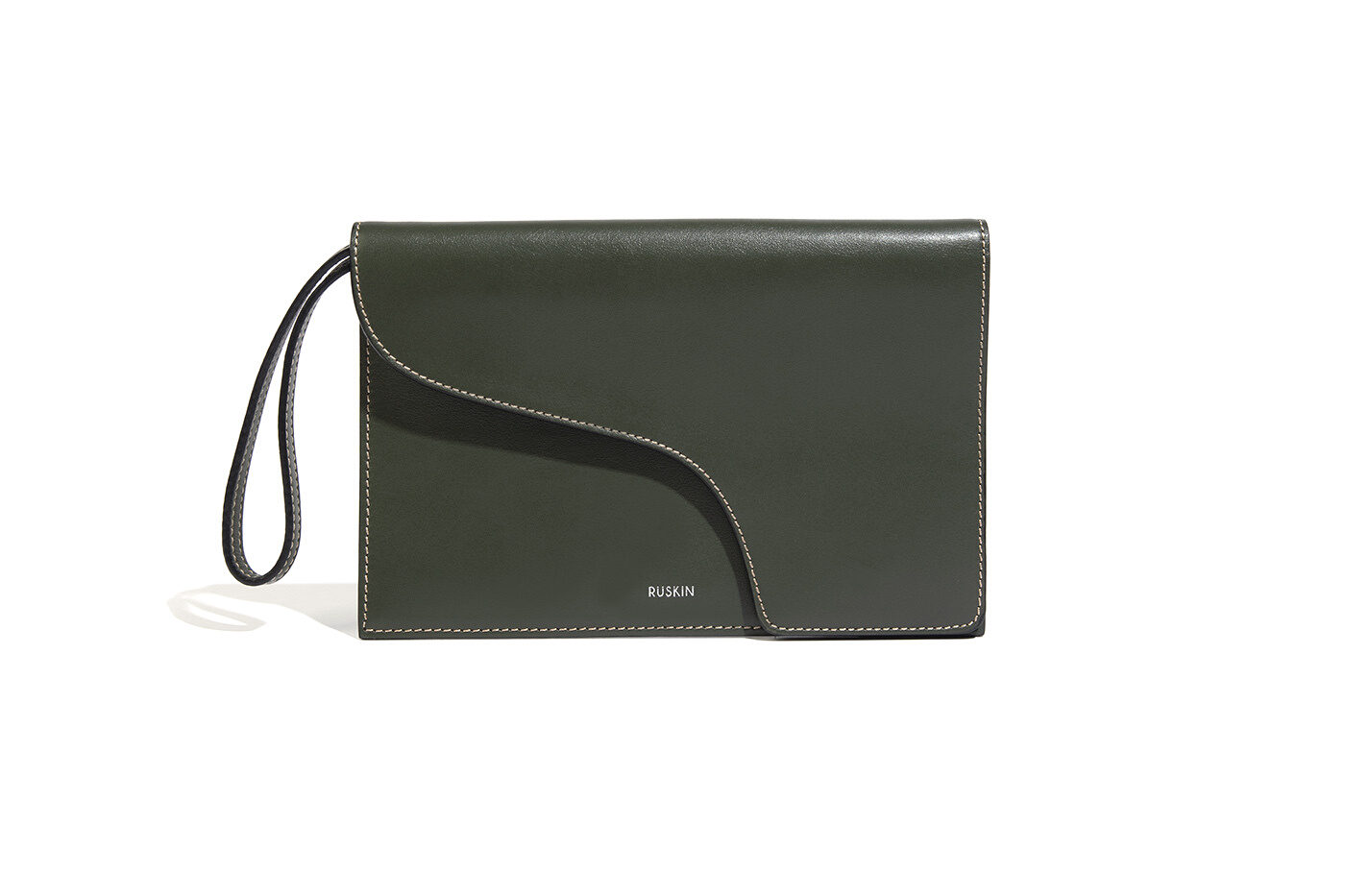 The Camille Clutch in Birch