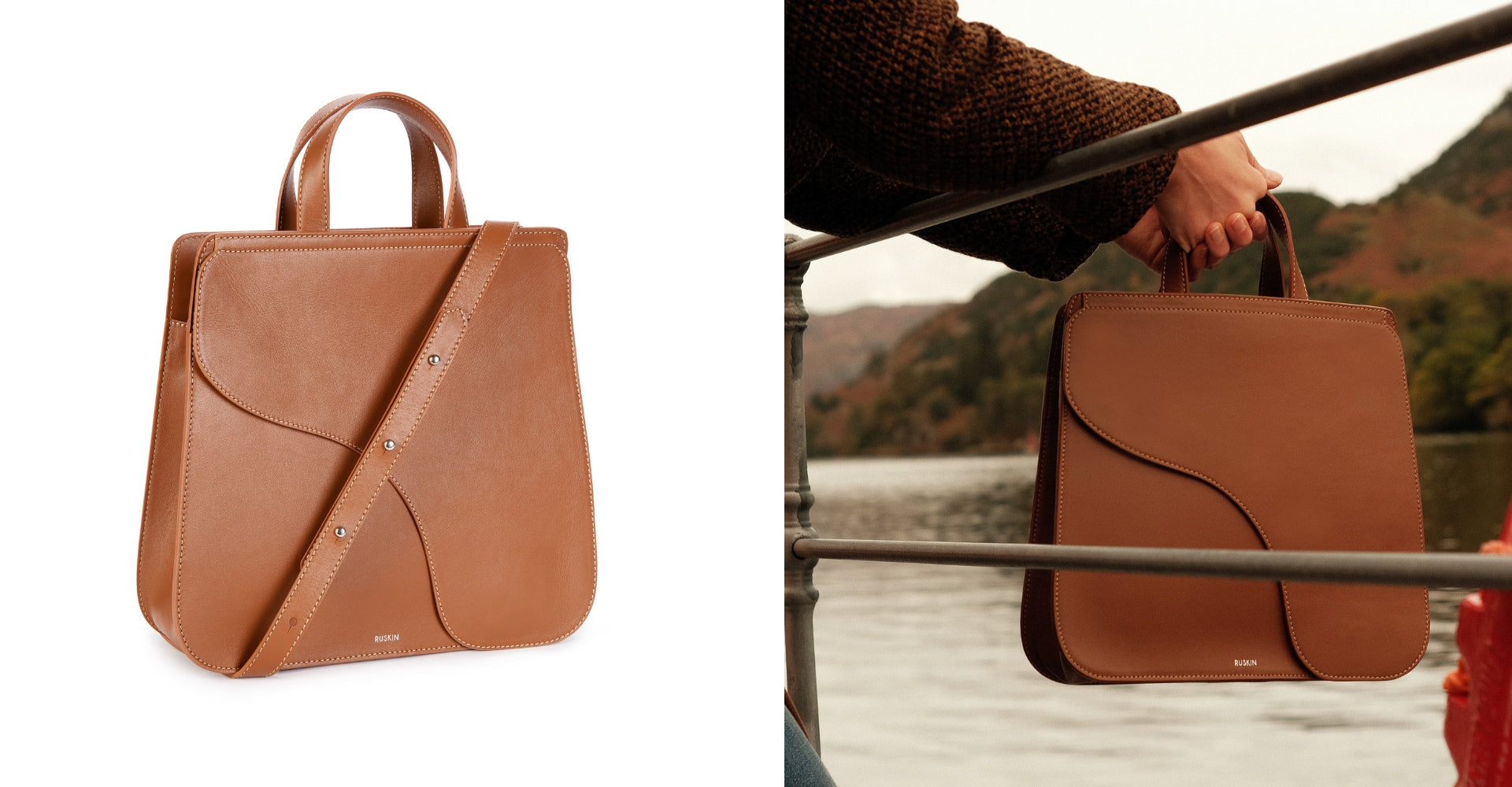 The Camille Tote in Bracken