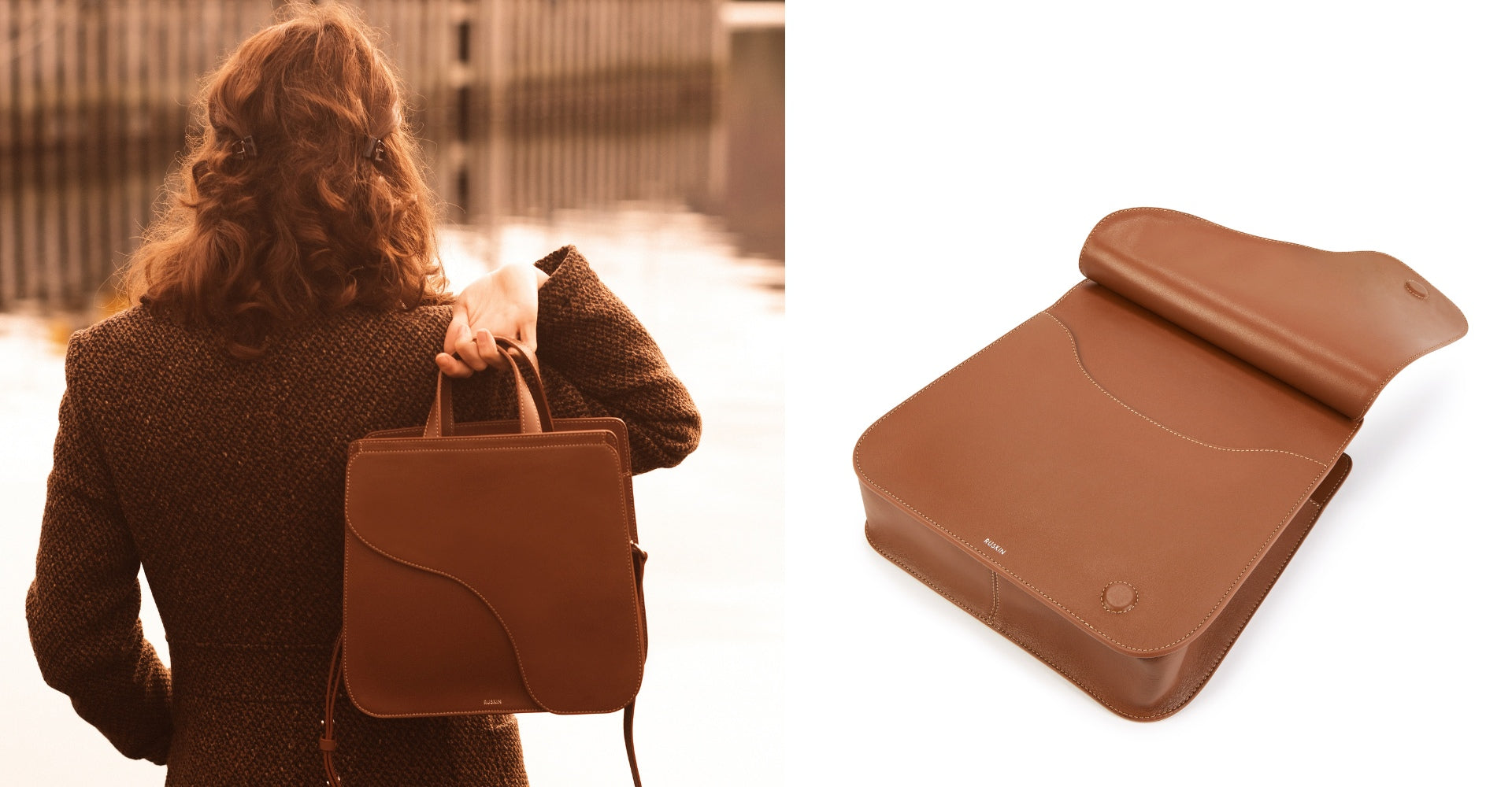 The Camille Tote in Bracken