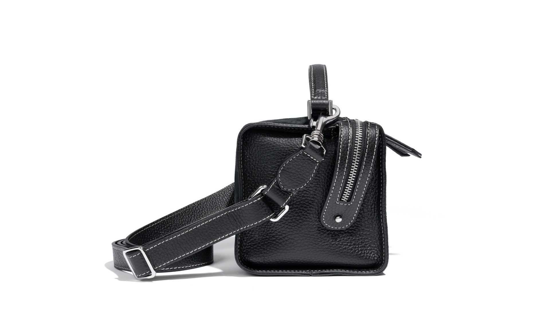 NEW: The Pablo in Black Leather and Suede