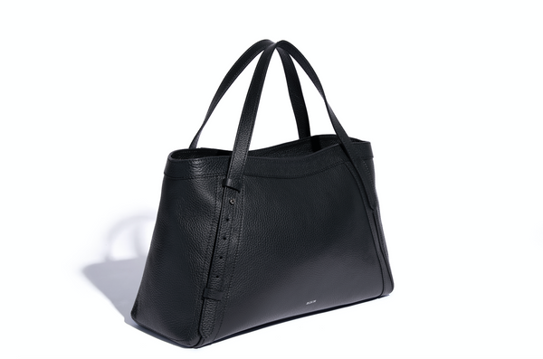 The Artisan Tote in Midnight Black