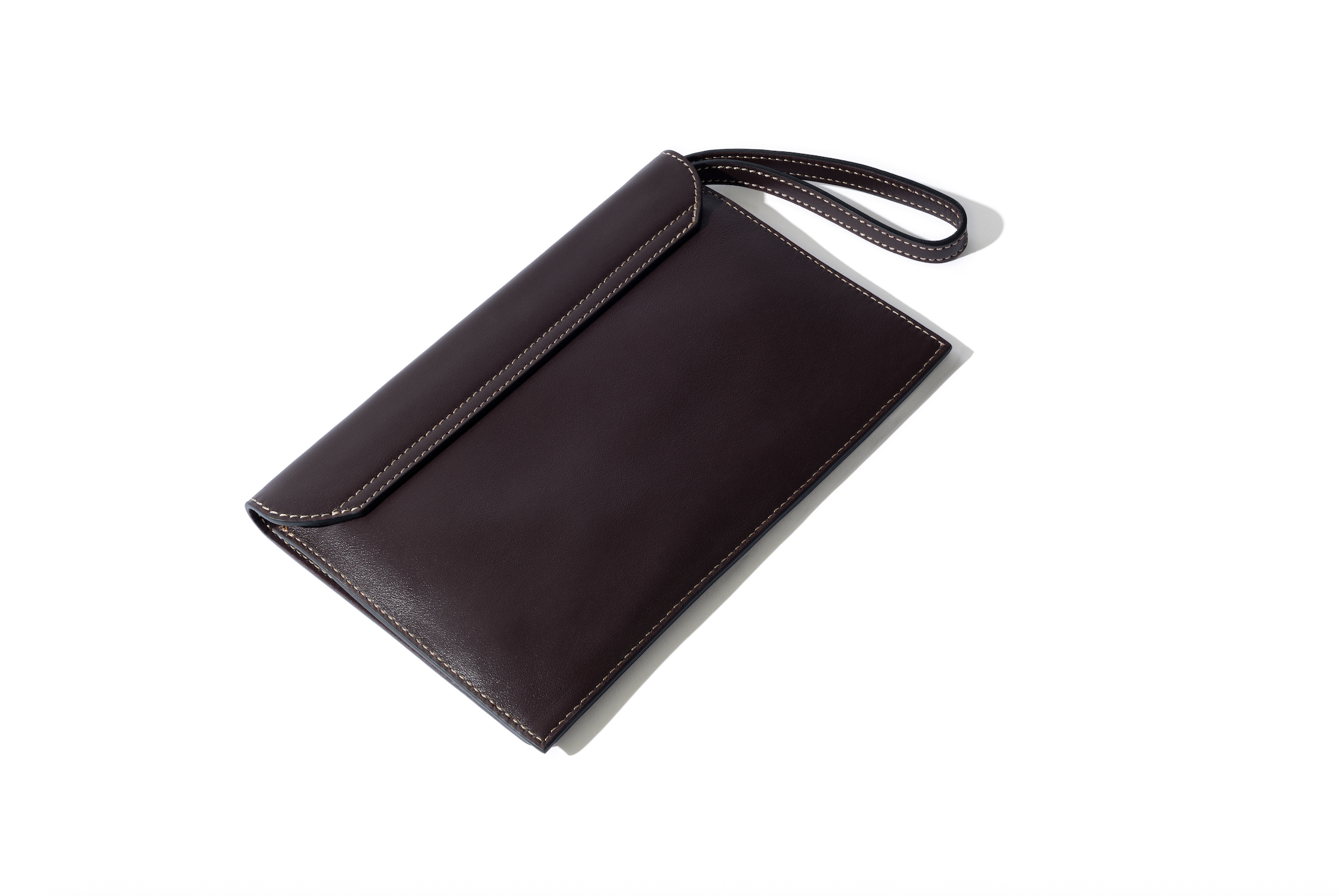 The Camille Clutch Dusty Fig