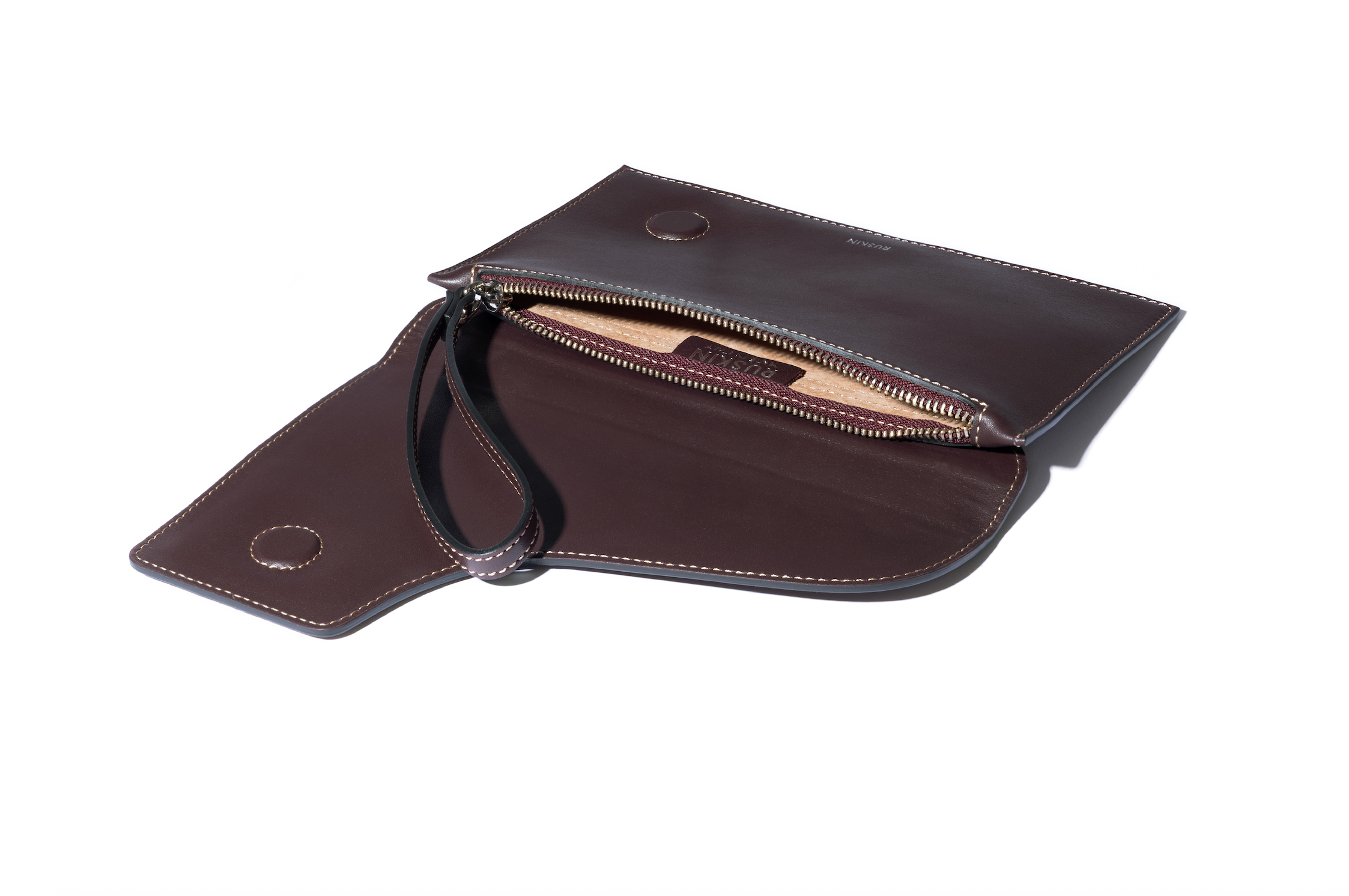 The Camille Clutch Dusty Fig