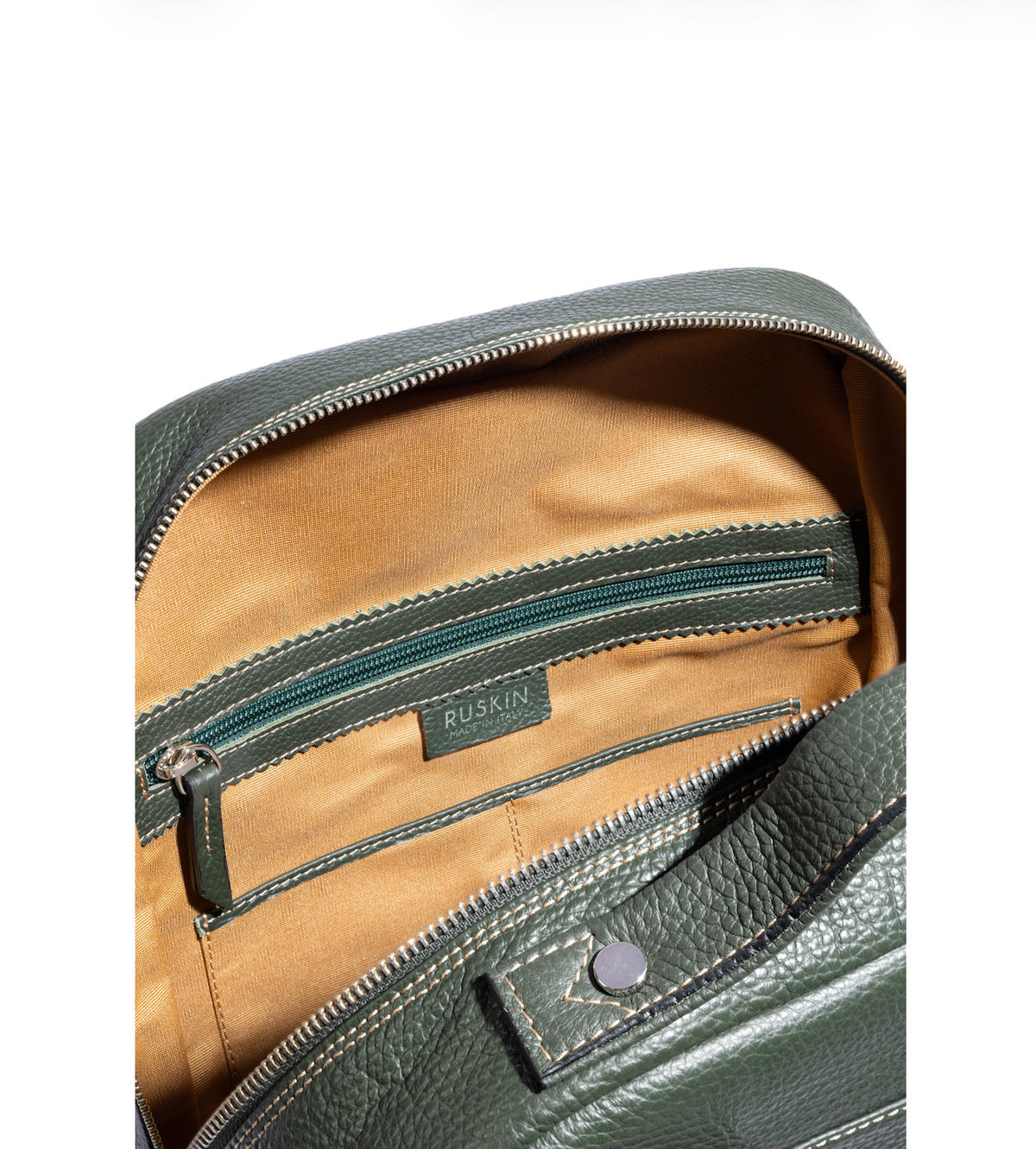 The Kepler in Birch Green Leather