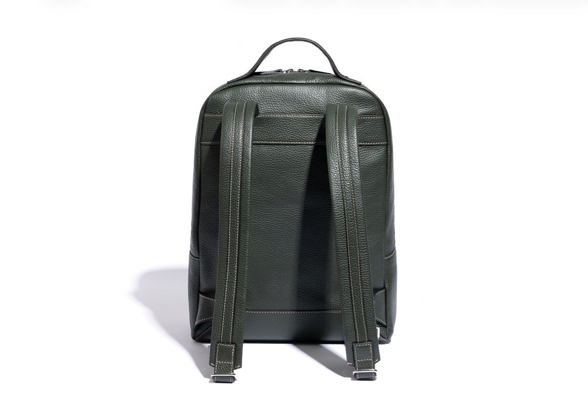 The Kepler in Birch Green Leather