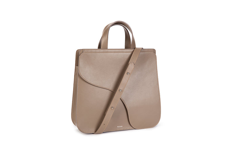 The Camille Tote in Mud