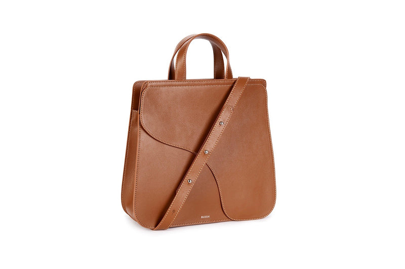 The Camille Tote in Cognac