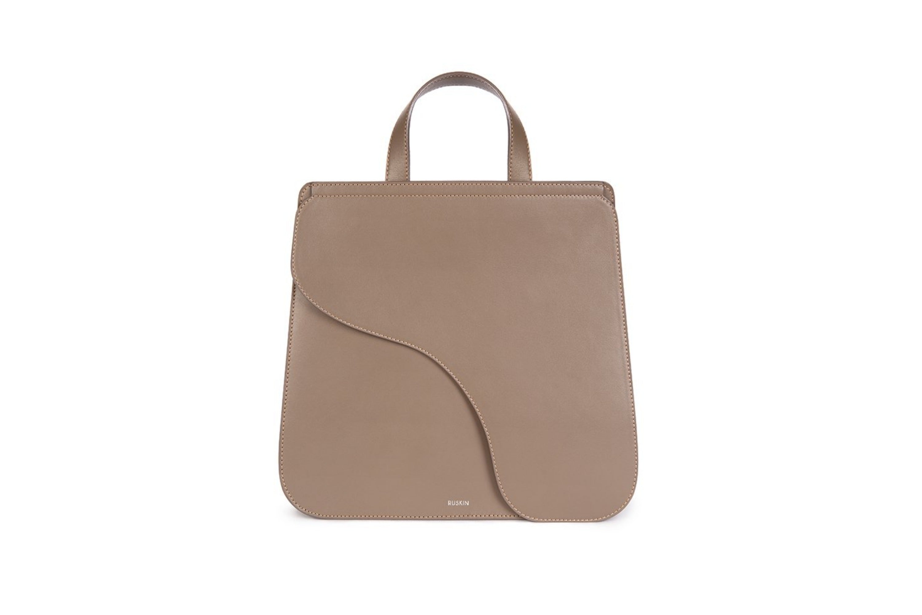 The Camille Tote in Mud