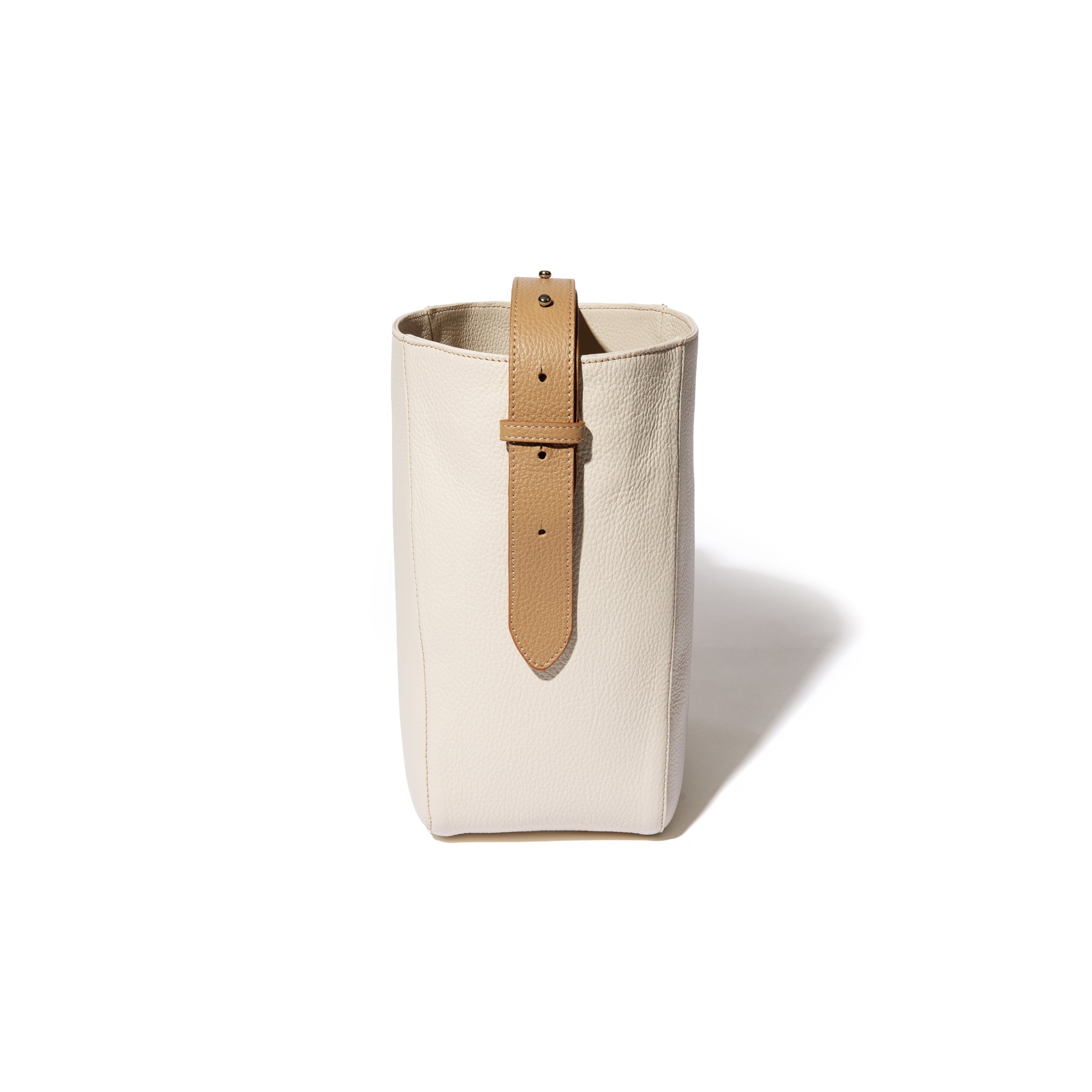 The Bennet Bucket in Cream & Biscotto