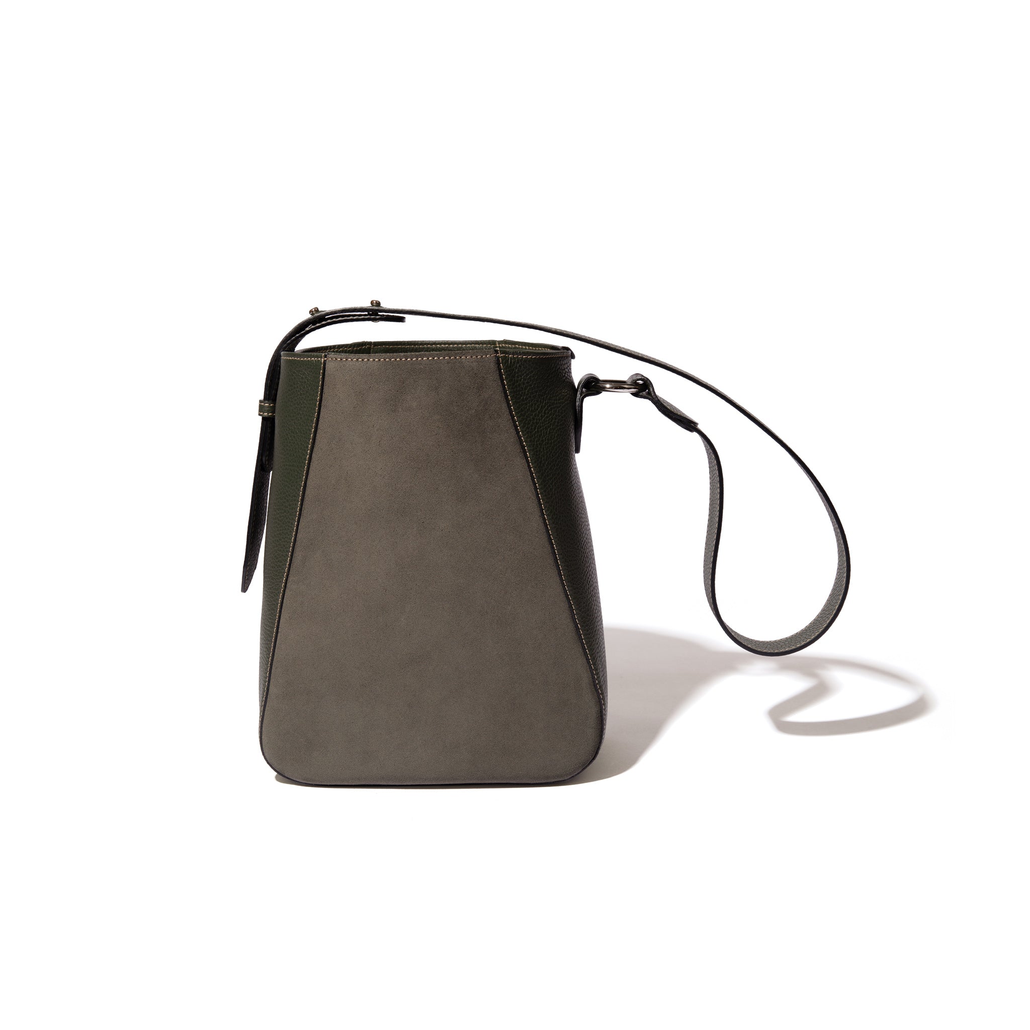 The Bennet Bucket in Birch & Suede