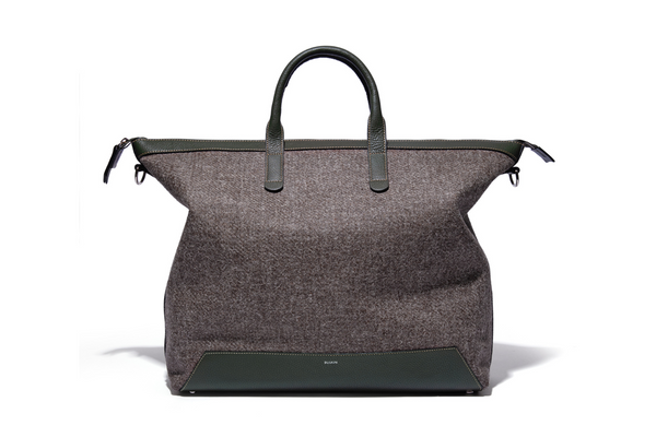 The Quentin Weekender in Birch Leather & Tweed